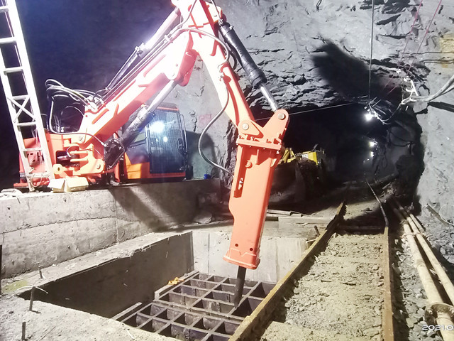 Hunan Underground Gold Mine Is Satisfied With YZH Rockbreaker Systems