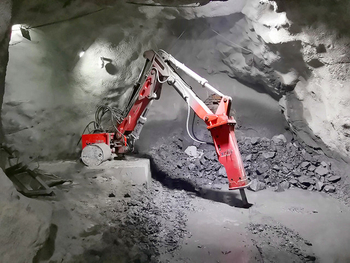 YZH Rockbreaker System Was Successfully Installed In Hami Underground Mine